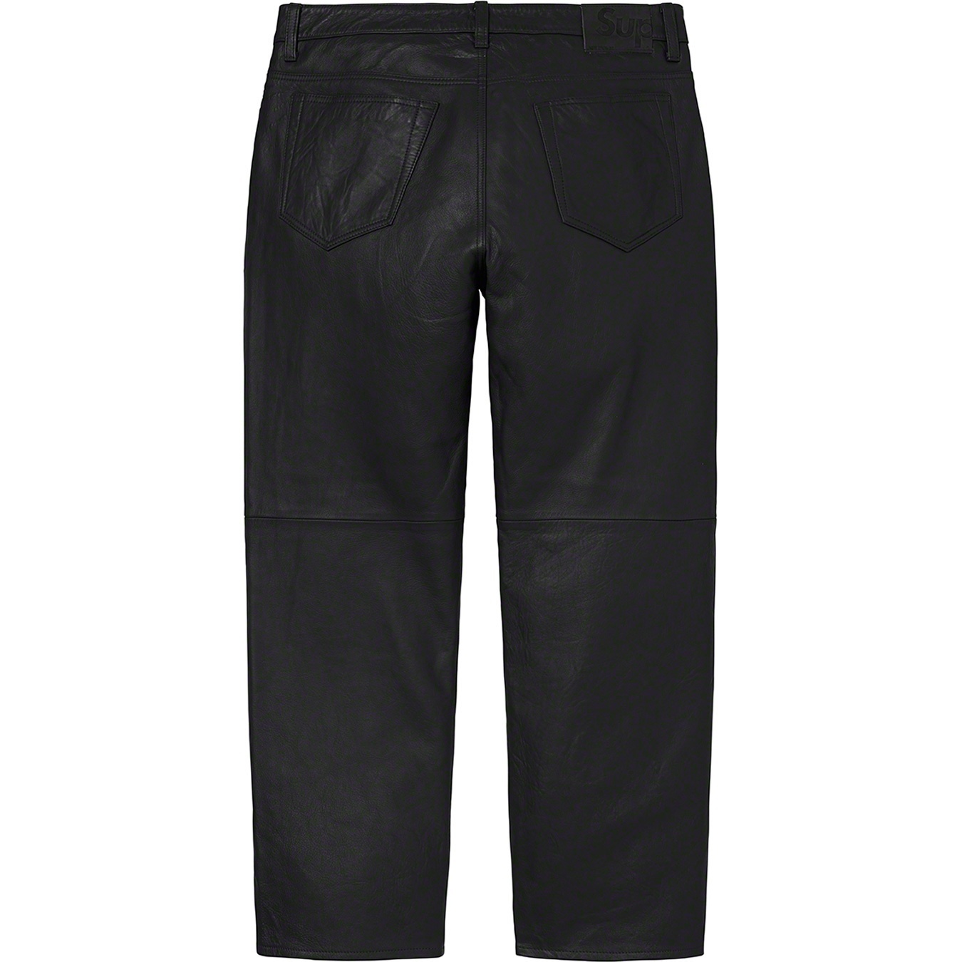Leather 5-Pocket Jean view 3